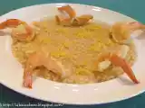 Ricetta Risotto al thè verde, gamberi e limone