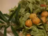 Ricetta Tagliatelline hand made alla catalogna con ceci e rosmarino