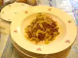 Ricetta Tagliatelle al ragù di chianina