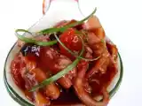 Ricetta Seppioline in umido piccanti ai tre pomodori e olive taggiasche