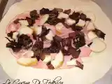 Ricetta Strudel di pasta sfoglia con radicchio, prosciutto e scamorza