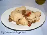Ricetta Cavolfiore in umido con pomodori secchi olive e pancetta
