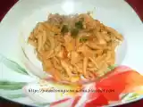 Ricetta Pasta integrale pomodoro e merluzzo