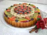Ricetta Torta alla frutta con base di pan di spagna