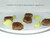 Ricetta Polpette delicate su quenelle di broccolo romano