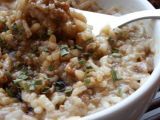 Ricetta Risotto con salsiccia piccante mantecato all'aceto balsamico