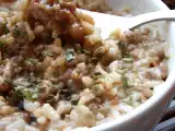 Ricetta Risotto con salsiccia piccante mantecato all'aceto balsamico