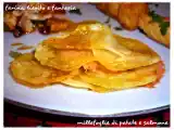 Ricetta Millefoglie di patate e salmone