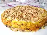 Ricetta Pasticcio di crespelle con radicchio, carciofi e salsa allo zafferano