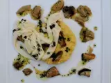 Ricetta Risotto alla parmigiana, funghi e crema di formaggio