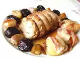 Ricetta Filetto di maiale con prugne farcite e patate in camicia