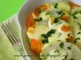 Ricetta Cavolo rapa e carota gratinati con prezzemolo e mozzarella