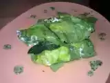 Ricetta Ravioli verdi con ripieno di speck, formaggio e rucola