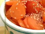 Ricetta Carote glassate all'arancia e sesamo dorato