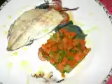 Ricetta Orata al vapore con brunoise di verdure