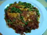 Ricetta Pesce spada con piselli