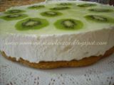 Ricetta Torta alla mousse di cioccolato bianco con limone e kiwi