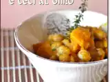 Ricetta Stufato di zucca e ceci al timo