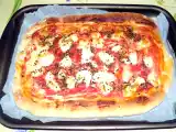 Ricetta Pizza con mozzarella e ricotta