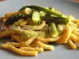 Ricetta Passatelli di fossa con crema di asparagi.
