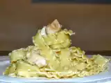 Ricetta Reginette con ragu' di persico