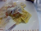 Ricetta Ravioli di speck e patate al burro fuso e raspadura