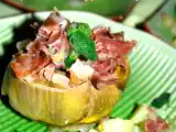 Ricetta Carciofi romaneschi ripieni con cipolla, speck e patata
