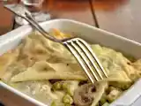 Ricetta Lasagne con funghi e piselli
