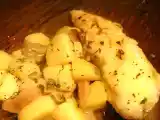 Ricetta Coda di rospo con porcini e patate e salsa allo zafferanno