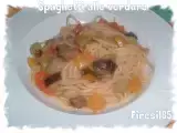 Ricetta Spaghetti integrali con sugo di verdure