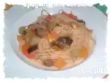 Ricetta Spaghetti integrali con sugo di verdure