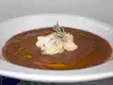 Ricetta Falso d?autore (crema di ceci neri e baccalà)