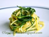 Ricetta Spaghetti di mais con agretti