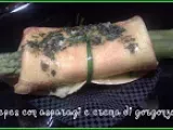 Ricetta Crespelle con asparagi e crema al gorgonzola