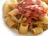 Ricetta Mezze maniche con carciofi e totani al timo limonato
