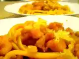 Ricetta Linguine con ragu' di gamberi al profumo di limone