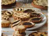 Ricetta Crostata con crema al cioccolato e buon compleanno linda