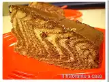 Ricetta Torta zebrata con copertura di cioccolato