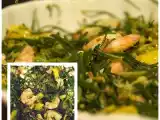 Ricetta Insalata barba di frate, mango e gamberi