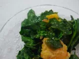 Ricetta Risotto, insalata di arancia e spinaci e insalata