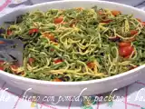 Ricetta Paglia e fieno casalinghi con pomodoro pachino e basilico