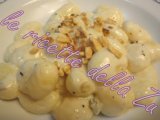 Ricetta Gnocchi al gorgonzola con mandorle tostate