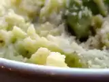 Ricetta Polentina con le fave fresche e parmigiano