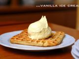 Ricetta Gelato alla vaniglia del madagascar, con waffles