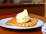 Ricetta Gelato alla vaniglia del madagascar, con waffles