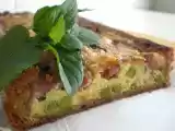 Ricetta Rustica di brisè al balsamico con piselli e salsiccia