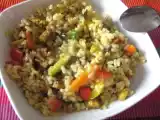 Ricetta Riso pilaf con verdurine e straccetti di pollo al curry
