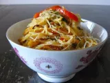 Ricetta Spaghettini di riso con verdure piccanti