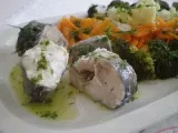Ricetta Merluzzo in bianco con verdure tricolore