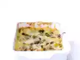 Ricetta Lasagne con piselli, mortadella e pistacchi